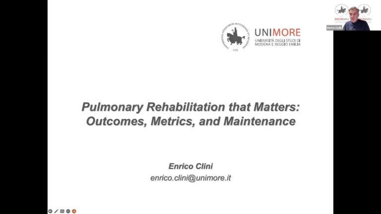 Riabilitazione polmonare - Lezione del 03/02/2026