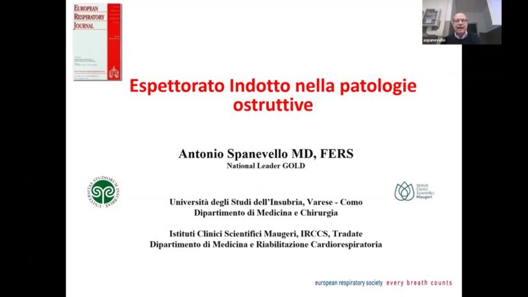 Espettorato indotto nelle patologie ostruttive - Lezione del 24/02/2026